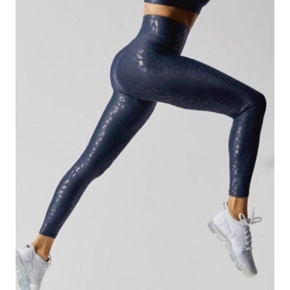 Carbon38 Pants - Carbon38 Leopard Takara Shine High Rise Leggings-sz XS